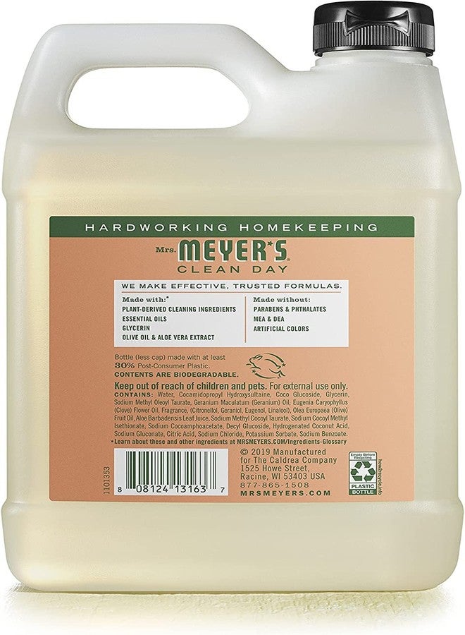 Mrs. MEYER'S´s Clean Day Hand Soap Refill, Geranium, 33 Fl Oz (Pack of 4) - Image 4